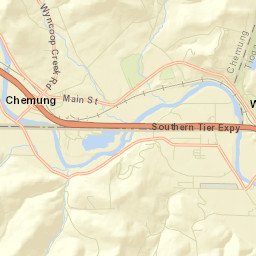 Chemung New York Street Map