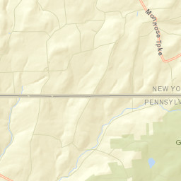 South Owego New York Street Map