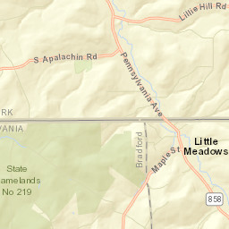 South Apalachin New York Street Map