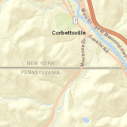 Riverside New York Street Map