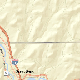 Blatchley New York Street Map