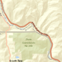 Hale Eddy New York Street Map