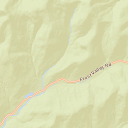Frost Valley New York Street Map