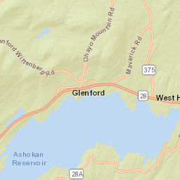 West Hurley New York Street Map