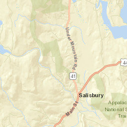 Salisbury Connecticut Street Map