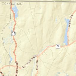 Stafford Connecticut Street Map