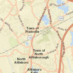 Plainville Street Map