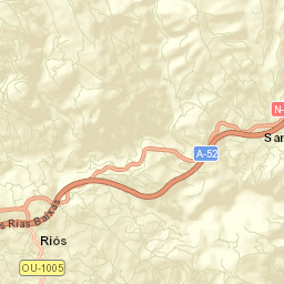 Riós Street Map