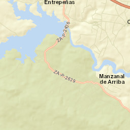 Cernadilla Street Map