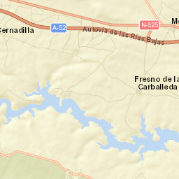 Mombuey Street Map