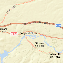 Calzadilla de Tera Street Map