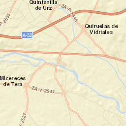 Quiruelas de Vidriales Street Map