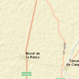 Moral de la Reina Street Map