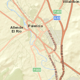 Palencia Street Map