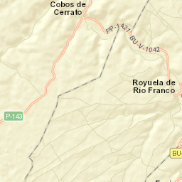 Cobos de Cerrato Street Map