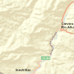 Cervera del Río Alhama Street Map