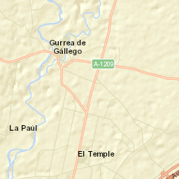 Gurrea de Gállego Street Map