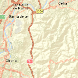 Girona Street Map