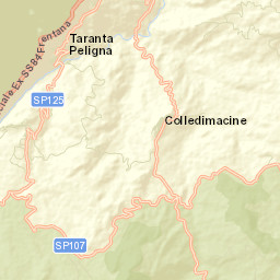 Taranta Peligna Street Map