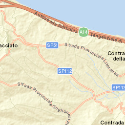 Petacciato Street Map