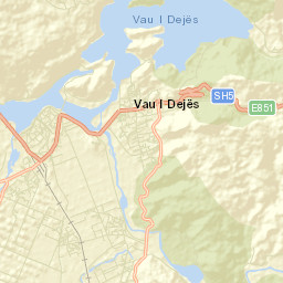 Vau i Dejës Street Map