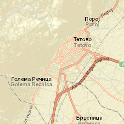 Golema Rečica Street Map
