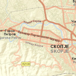 Skopje Street Map