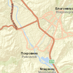 Blagoevgrad Street Map