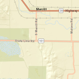 Ainsworth Corner California Street Map