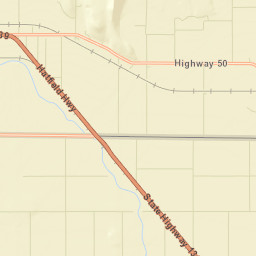 Hatfield California Street Map