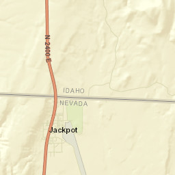 Jackpot Street Map