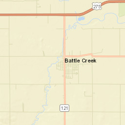 Battle Creek Street Map