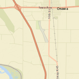 Onawa Street Map