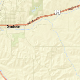 Denison Street Map