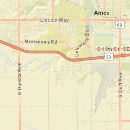 2443-2499 Lincoln Way Ames IA Street Map