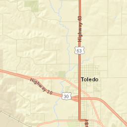 Toledo Street Map