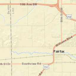 Fairfax Street Map