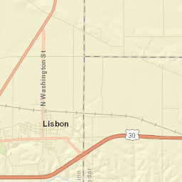 Lisbon Street Map