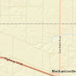 Mechanicsville Street Map