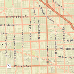 Irving Park Street Map