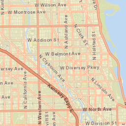 North Center Street Map