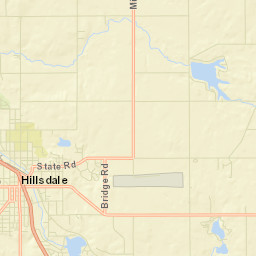 Hillsdale Street Map