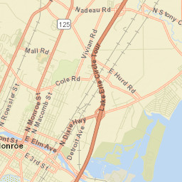 Detroit Beach Street Map