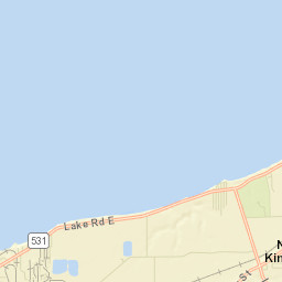 North Kingsville Ohio Street Map