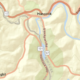 Hancock New York Street Map