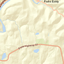 Peas Eddy New York Street Map