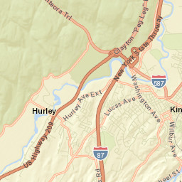 Wilbur New York Street Map