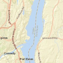 Sleightsburg New York Street Map