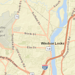 Warehouse Point Connecticut Street Map