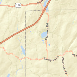 Westford Connecticut Street Map